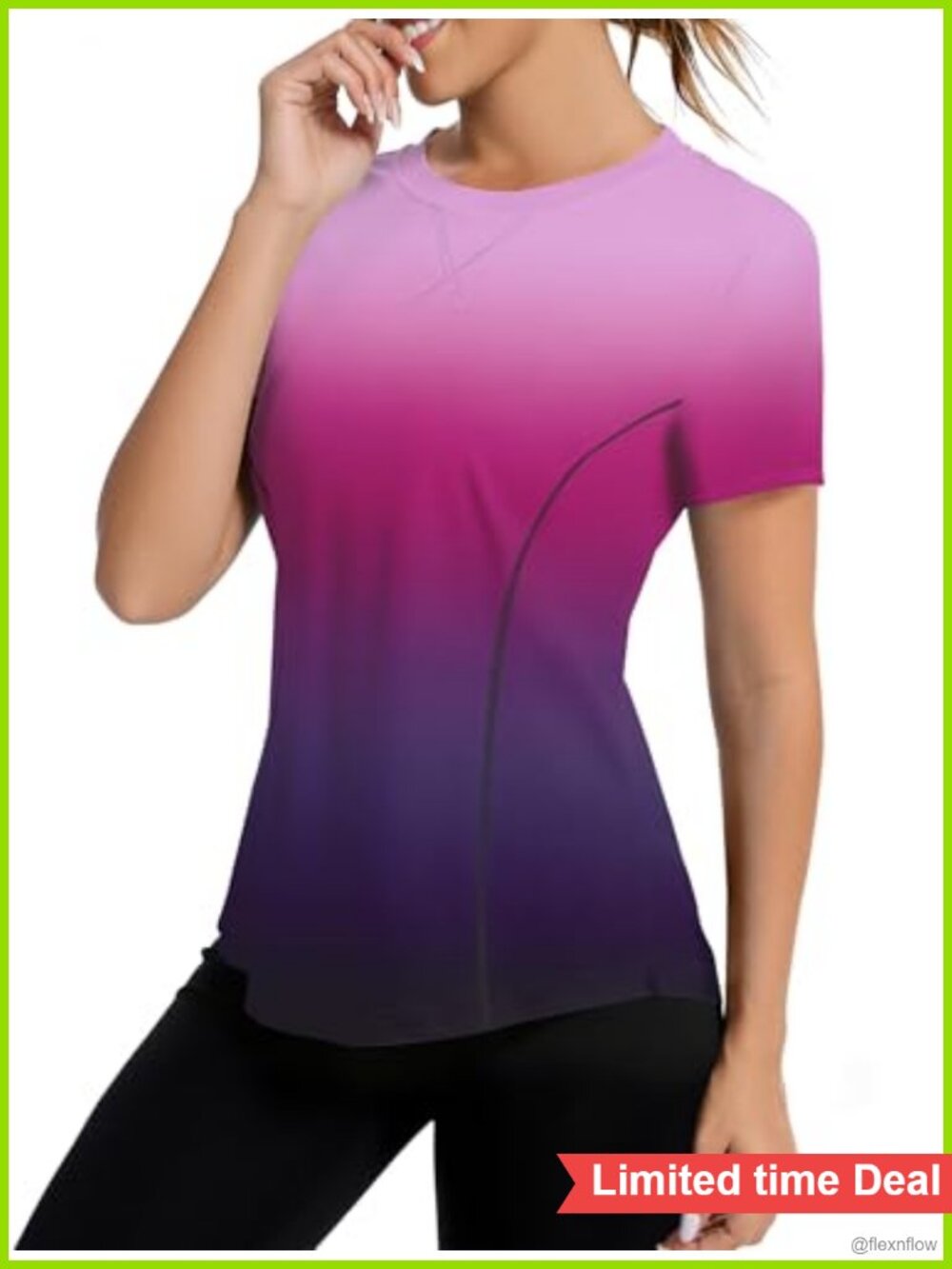 Women's UPF 50+ Sun Protection Workout T-Shirt Short Sleeve Athletic Tee